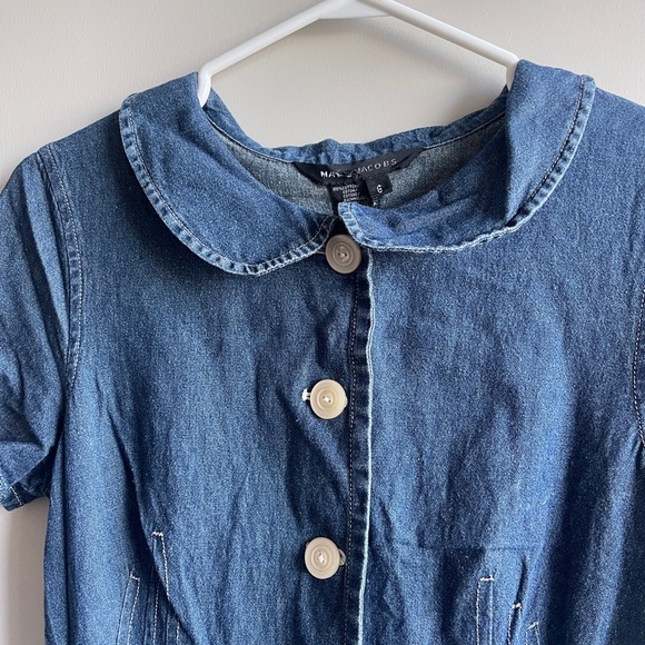 Marc Jacobs Collared Denim Dress size 6 - Picture 2 of 5